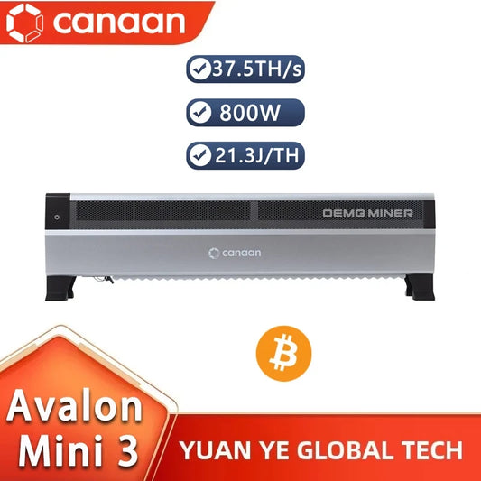 Canaan Avalon Mini 3 BTC Miner (37.5 TH)